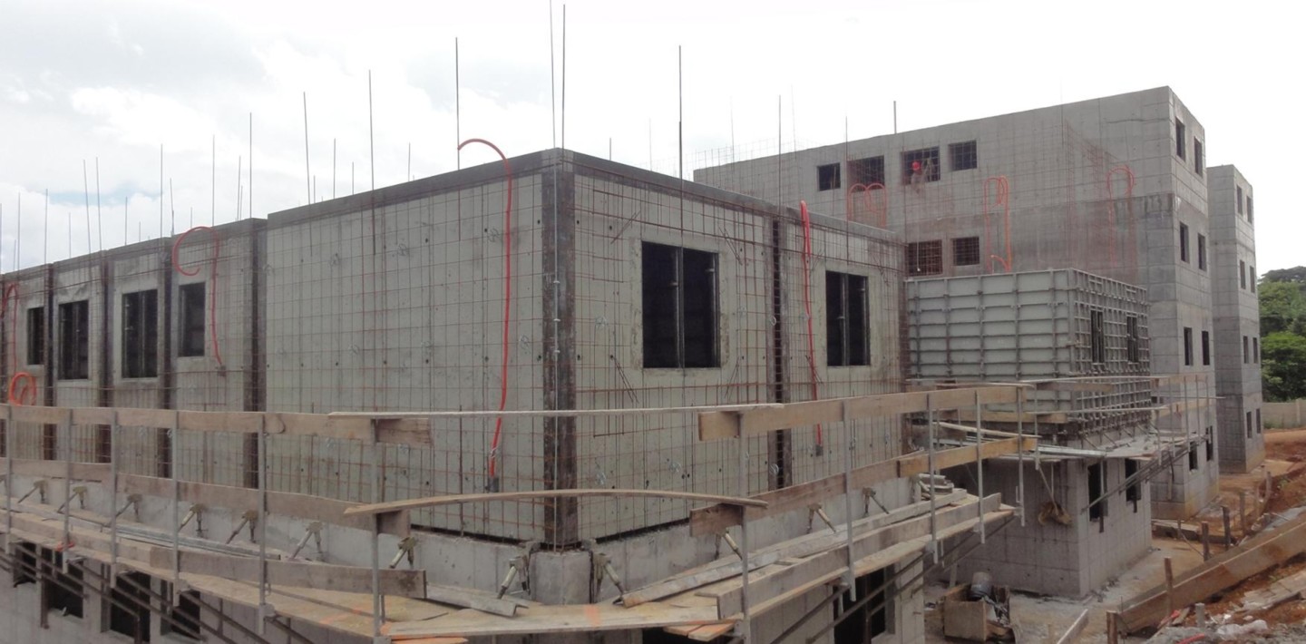 Housing construction in Brazil