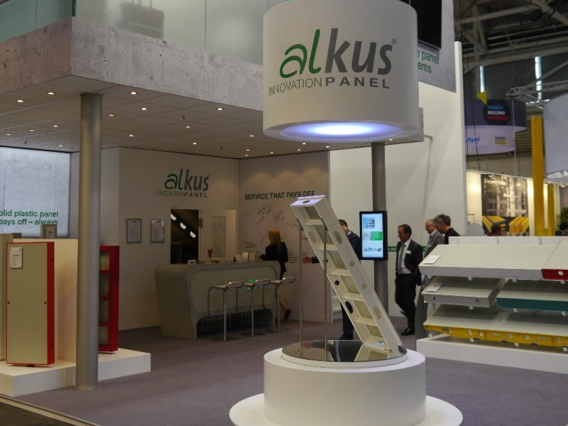 pressphoto_alkus_stand_bauma_2016 The alkus AG stand at bauma 2016. © alkus AG